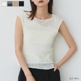 ノースリーブシアーニットプルオーバー | ad thie | 詳細画像1 