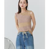 ノースリーブシアーニットプルオーバー | ad thie | 詳細画像15 