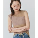 ノースリーブシアーニットプルオーバー | ad thie | 詳細画像17 