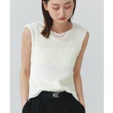 ノースリーブシアーニットプルオーバー | ad thie | 詳細画像31 