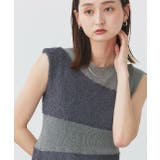 ノースリーブシアーニットプルオーバー | ad thie | 詳細画像6 