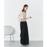 クロシェ編みVネックベスト | ad thie | 詳細画像19 