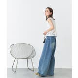 クロシェ編みVネックベスト | ad thie | 詳細画像3 