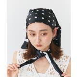 大判ドットスカーフ | ad thie | 詳細画像5 