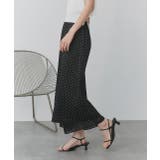 ポルカドットレイヤードナロースカート | ad thie | 詳細画像10 