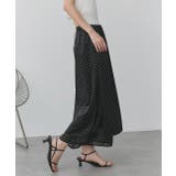 ポルカドットレイヤードナロースカート | ad thie | 詳細画像12 