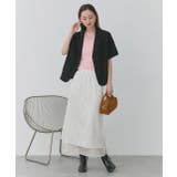 ポルカドットレイヤードナロースカート | ad thie | 詳細画像2 