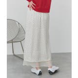 ポルカドットレイヤードナロースカート | ad thie | 詳細画像38 