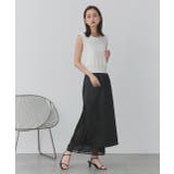 ポルカドットレイヤードナロースカート | ad thie | 詳細画像5 