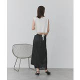 ポルカドットレイヤードナロースカート | ad thie | 詳細画像6 