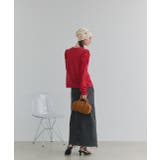 カットオフデニムロングスカート | ad thie | 詳細画像15 