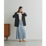 カットオフデニムロングスカート | ad thie | 詳細画像29 