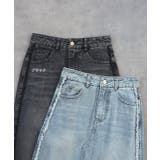 カットオフデニムロングスカート | ad thie | 詳細画像45 