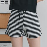 リラックスボーダーショートパンツ | ad thie | 詳細画像1 