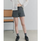 リラックスボーダーショートパンツ | ad thie | 詳細画像11 
