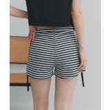 リラックスボーダーショートパンツ | ad thie | 詳細画像19 