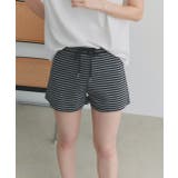 リラックスボーダーショートパンツ | ad thie | 詳細画像7 