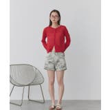 フラワー刺繍デニムショートパンツ | ad thie | 詳細画像14 