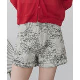 フラワー刺繍デニムショートパンツ | ad thie | 詳細画像20 