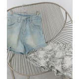 フラワー刺繍デニムショートパンツ | ad thie | 詳細画像28 