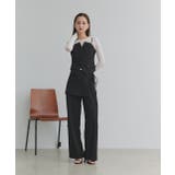 サイドリボンスカートレイヤードパンツ | ad thie | 詳細画像10 