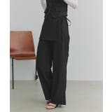 サイドリボンスカートレイヤードパンツ | ad thie | 詳細画像13 