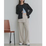 サイドリボンスカートレイヤードパンツ | ad thie | 詳細画像19 