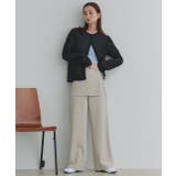 サイドリボンスカートレイヤードパンツ | ad thie | 詳細画像20 