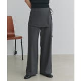 サイドリボンスカートレイヤードパンツ | ad thie | 詳細画像28 