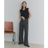 サイドリボンスカートレイヤードパンツ | ad thie | 詳細画像30 