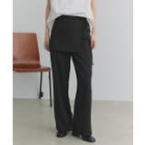 サイドリボンスカートレイヤードパンツ | ad thie | 詳細画像6 