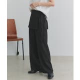 サイドリボンスカートレイヤードパンツ | ad thie | 詳細画像7 