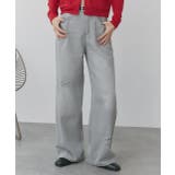 ライトカラーダメージデニムパンツ | ad thie | 詳細画像11 