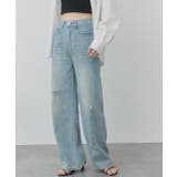 ライトカラーダメージデニムパンツ | ad thie | 詳細画像23 