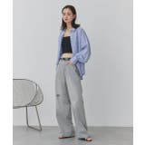 ライトカラーダメージデニムパンツ | ad thie | 詳細画像3 