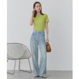 ライトカラーダメージデニムパンツ | ad thie | 詳細画像32 