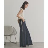 ノンウォッシュデニムパンツ | ad thie | 詳細画像4 