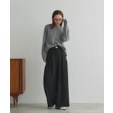 フロントタックワイドスラックス | ad thie | 詳細画像25 