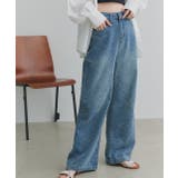 ヴィンテージライクダメージデニムパンツ | ad thie | 詳細画像17 