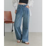 ヴィンテージライクダメージデニムパンツ | ad thie | 詳細画像18 