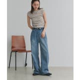 ヴィンテージライクダメージデニムパンツ | ad thie | 詳細画像8 