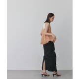 フラワーモチーフ チュールキャミソール | ad thie | 詳細画像27 