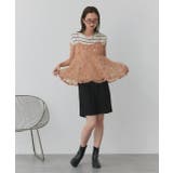 フラワーモチーフ チュールキャミソール | ad thie | 詳細画像31 