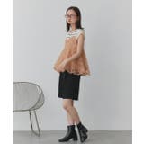 フラワーモチーフ チュールキャミソール | ad thie | 詳細画像32 