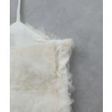 フラワーモチーフ チュールキャミソール | ad thie | 詳細画像36 