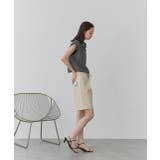 ノースリーブドロストショート丈チェックシャツ | ad thie | 詳細画像13 