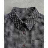 ノースリーブドロストショート丈チェックシャツ | ad thie | 詳細画像30 