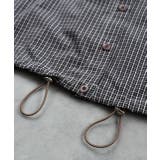 ノースリーブドロストショート丈チェックシャツ | ad thie | 詳細画像31 