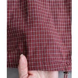 ノースリーブドロストショート丈チェックシャツ | ad thie | 詳細画像34 