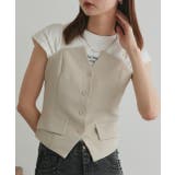 フロントボタンデザインキャミソールビスチェ | ad thie | 詳細画像21 